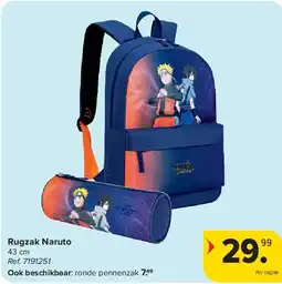 Carrefour Rugzak Naruto aanbieding