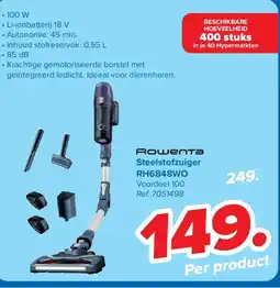 Carrefour Steelstofzuiger RH6848WO aanbieding