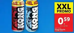 Lidl Kong strong energy drink XXL aanbieding