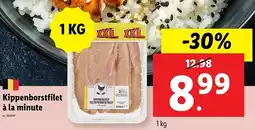Lidl Kippenborstfilet à la minute aanbieding