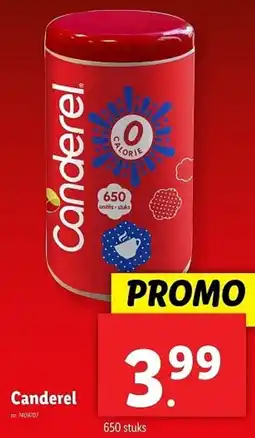Lidl Canderel aanbieding