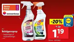 Lidl W5 Reinigersspray aanbieding