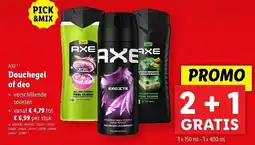 Lidl AXE Douchegel of deo aanbieding