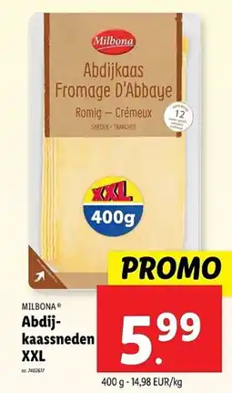 Lidl Milbona Abdijkaass neden XXL aanbieding