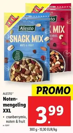 Lidl Alesto Noten mengeling XXL aanbieding