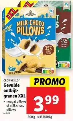 Lidl Crownfield gevulde ontbijtgranen xxl aanbieding