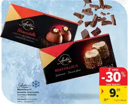 Carrefour Merveilleux of koepeltje stracciatella Carrefour Selection aanbieding