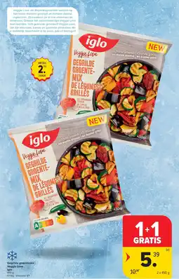 Carrefour Gegrilde groentemix Veggie Love Iglo aanbieding
