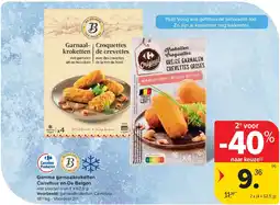 Carrefour Gamma garnaalkroketten Carrefour en De Belgen aanbieding