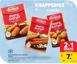Carrefour Aperitiefsnacks Oven & Airfryer Beckers aanbieding