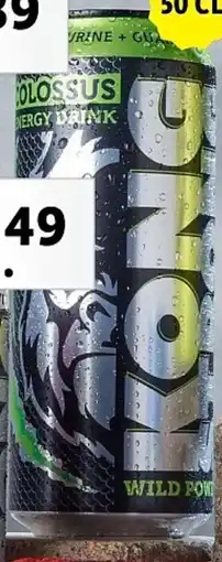 Lidl Kong strong Energy Drink Colossus aanbieding