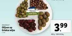 Lidl Eridanous olijven op griekse wijze aanbieding