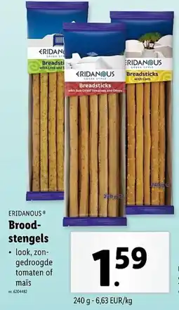 Lidl Eridanous broodstengels aanbieding