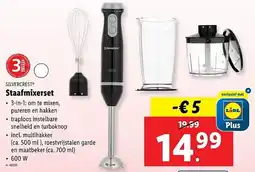 Lidl Silvercrest staafmixerset aanbieding