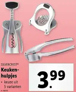 Lidl Silvercrest keukenhulpjes aanbieding