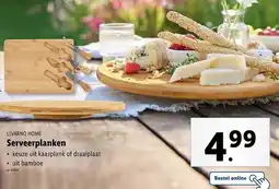 Lidl Livarno home serveerplanken aanbieding