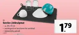 Lidl W5 Servies-/afdruipmat aanbieding