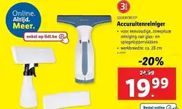 Lidl Silvercrest accuruitenreiniger aanbieding
