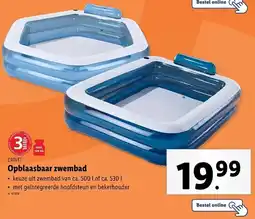 Lidl CRIVIT Opblaasbaar zwembad aanbieding