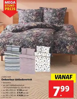 Lidl Livarno home omkeerbaar dekbedovertrek aanbieding
