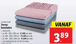 Lidl Livarno home jersey hoeslaken aanbieding