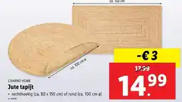 Lidl Livarno home jute tapijt aanbieding