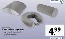 Lidl Livarno home knie-, nek- of rugkussen aanbieding