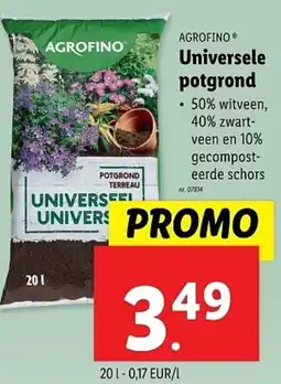 Lidl Agrofino universele potgrond aanbieding