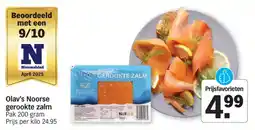 Albert Heijn Olav's Noorse gerookte zalm aanbieding
