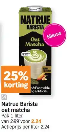 Albert Heijn Natrue Barista oat matcha aanbieding