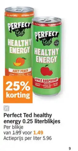 Albert Heijn Perfect Ted healthy energy aanbieding