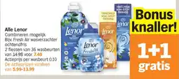 Albert Heijn Alle Lenor aanbieding