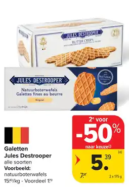 Carrefour Galetten Jules Destrooper aanbieding