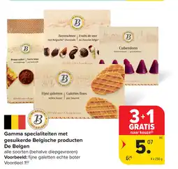 Carrefour Gamma specialiteiten met gesuikerde Belgische producten De Belgen aanbieding