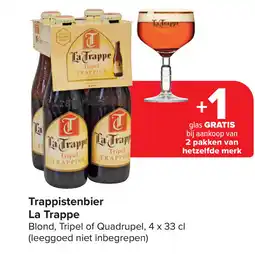 Carrefour Trappistenbier La Trappe aanbieding