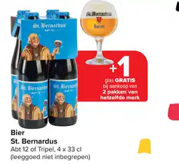 Carrefour Bier St. Bernardus aanbieding