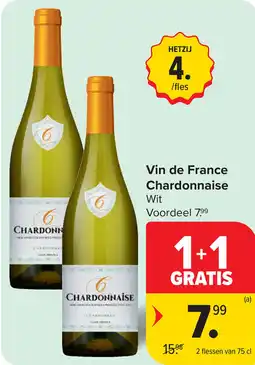 Carrefour Vin de France Chardonnaise aanbieding