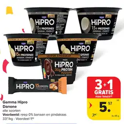 Carrefour Gamma Hipro Danone aanbieding