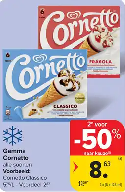 Carrefour Gamma Cornetto aanbieding