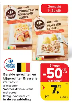 Carrefour Bereide gerechten en bijgerechten Brasserie Carrefour aanbieding