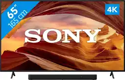 Coolblue Sony KD-65X75WL (2023) + Soundbar aanbieding