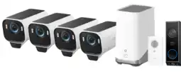 Coolblue EufyCam S3 Pro 4-Pack + Video Doorbell E340 + Chime aanbieding
