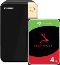 Coolblue QNAP TS-264-8G, Seagate Ironwolf 4TB aanbieding