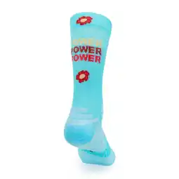 Decathlon POWER FLOWER RUNNING SOCKS (TURQUOISE KLEUR) - MATEN 35 TOT EN MET 46 aanbieding