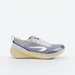 Decathlon Hardloopschoenen dames Cushion 500 beige blauw aanbieding