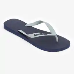 Decathlon Teenslippers voor heren Logo pop up zand aanbieding