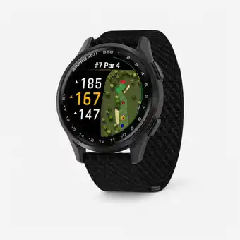 Decathlon Golfhorloge Approach S50 zwart aanbieding