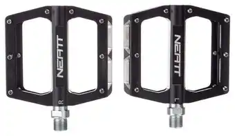 Decathlon Neatt Attack V2 Flat Pedals 8 Pins Black aanbieding