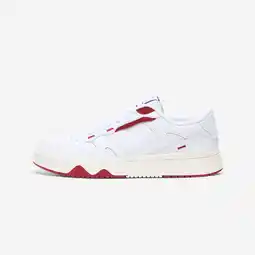 Decathlon Heren sneakers CJ80 wit bordeaux aanbieding
