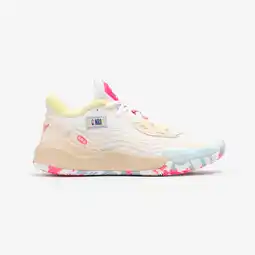 Decathlon Basketbalschoenen voor heren/dames FAST 900 LOW-1 NBA Miami Heat wit aanbieding